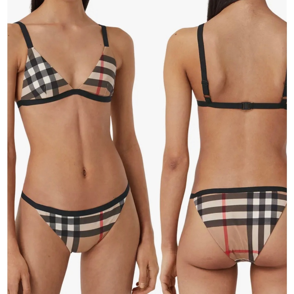 Like new Burberry two piece bikini.